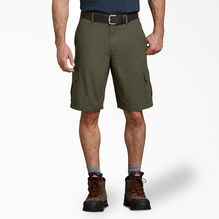 Relaxed Fit Ripstop Cargo Shorts, 11&quot; - Moss Green &#40;RMS&#41;