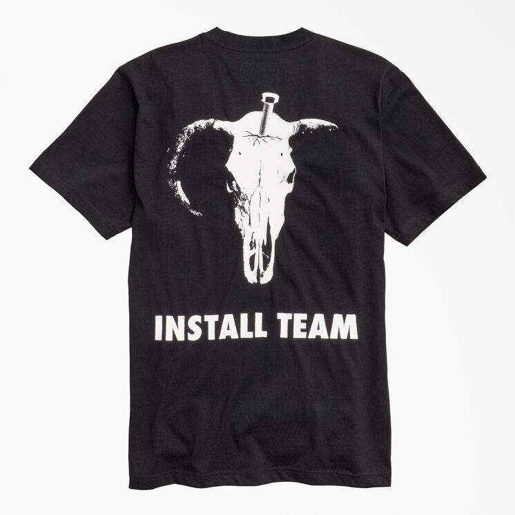 New York Sunshine x Dickies Install Team T-Shirt - Black &#40;KBK&#41;