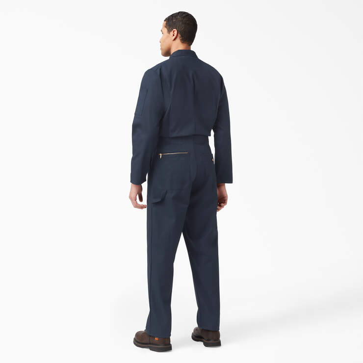 Deluxe Blended Long Sleeve Coveralls - Dark Navy (DN) image number 2