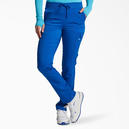Women&#39;s Balance Tapered Leg Cargo Scrub Pants - Royal Blue &#40;RB&#41;