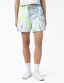 Women&#39;s Seatac Tie-Dye Shorts, 12&quot; - Blue Green &#40;BGR&#41;