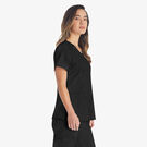 Women&#39;s EDS Essentials V-Neck Scrub Top - Black &#40;BLK&#41;