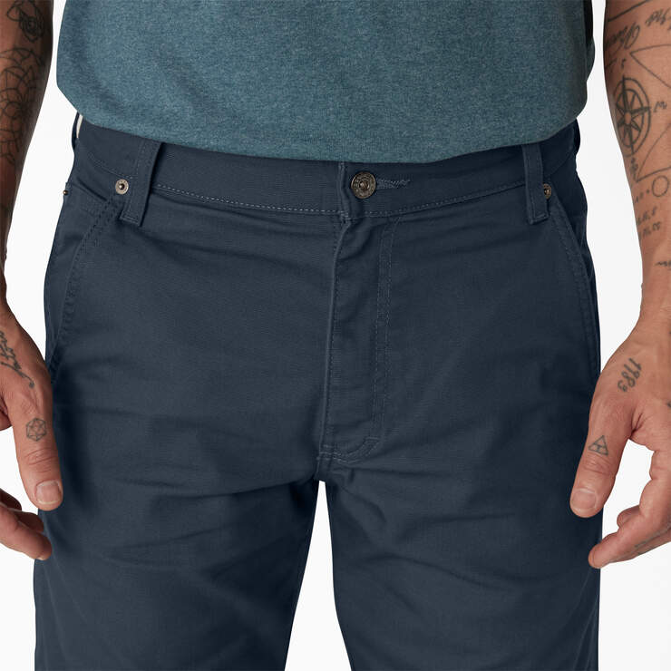 Regular Fit Duck Double Knee Pants - Stonewashed Dark Navy (SDN) image number 5