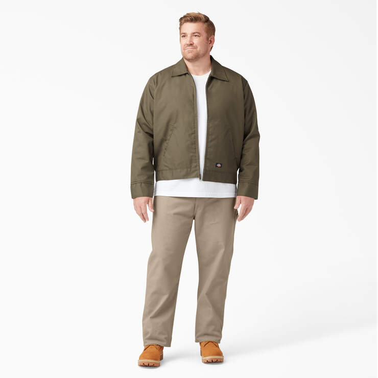 Relaxed Fit Heavyweight Duck Carpenter Pants - Rinsed Desert Sand (RDS) image number 9