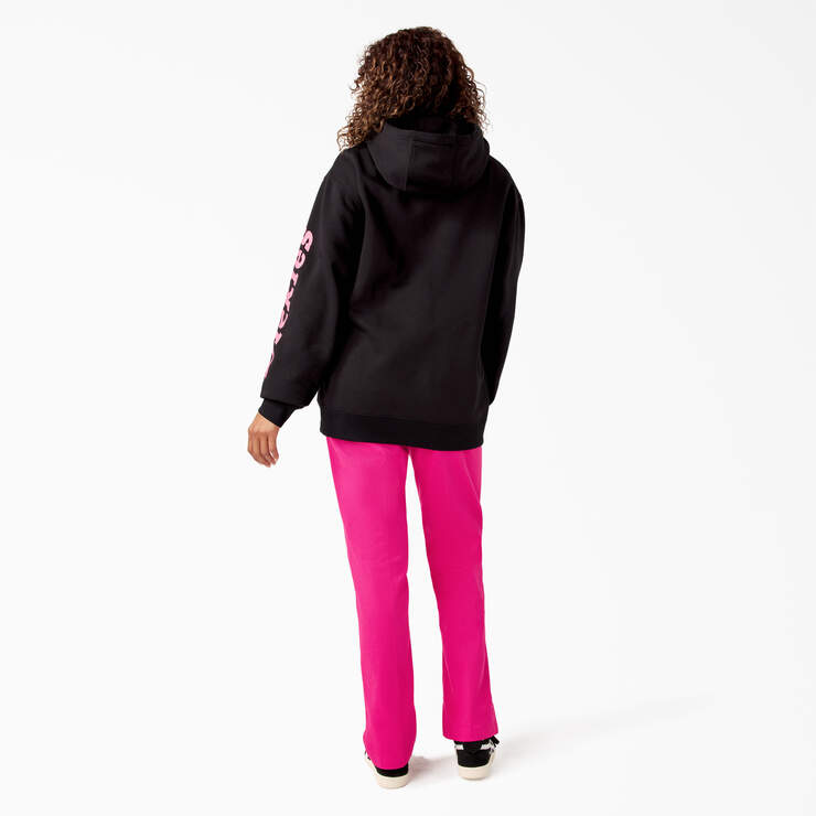 Breast Cancer Awareness Logo Hoodie - Black (KBK) image number 11