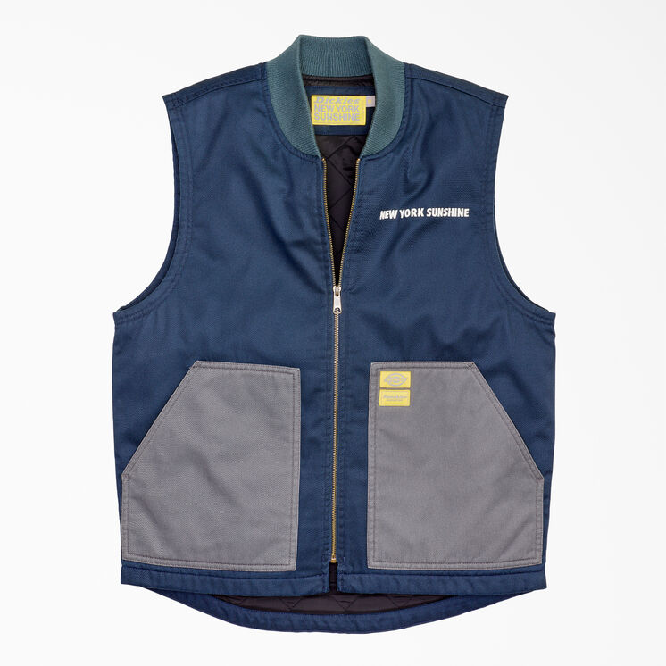 New York Sunshine x Dickies Twill Install Team Vest - Dark Navy &#40;DN&#41;