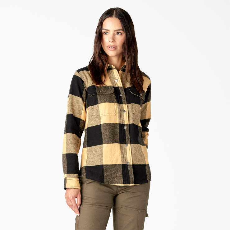 Women’s DuraTech Renegade Flannel Shirt - Nubuck Large Buffalo Plaid (B2Z) image number 1