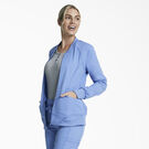 Women&#39;s Dynamix Zip Front Scrub Jacket - Ceil Blue &#40;CBL&#41;
