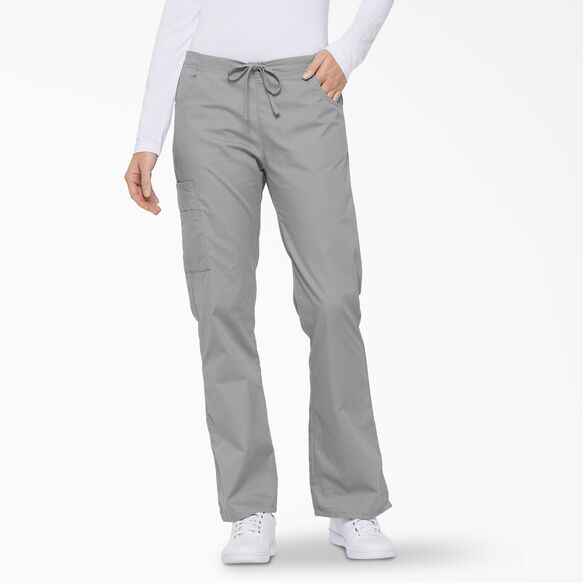 Women&#39;s EDS Signature Flare Leg Cargo Scrub Pants - Gray &#40;GY&#41;