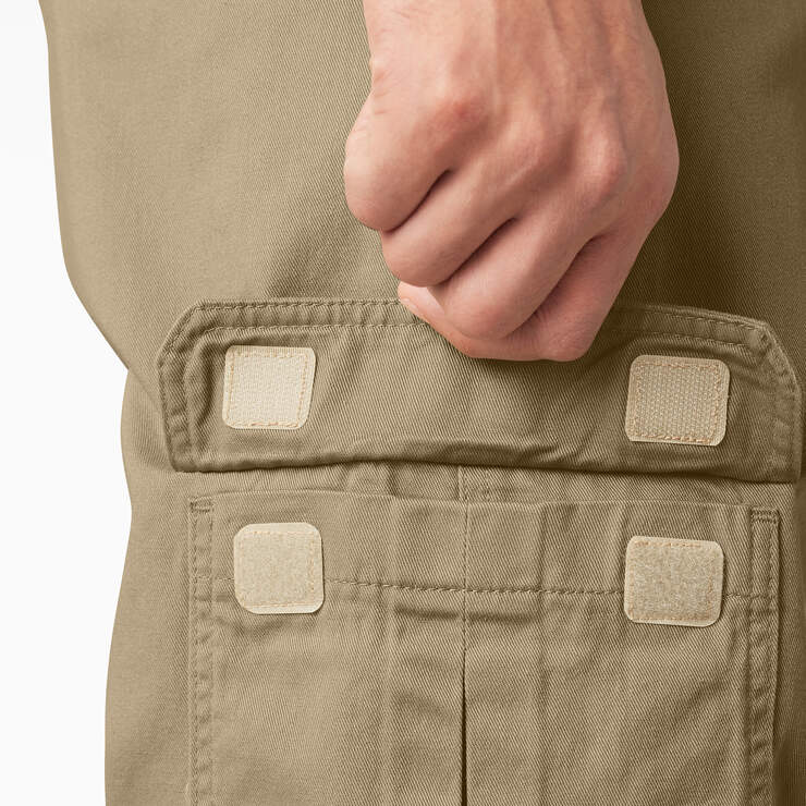 Loose Fit Cargo Pants - Rinsed Khaki (RKH) image number 7