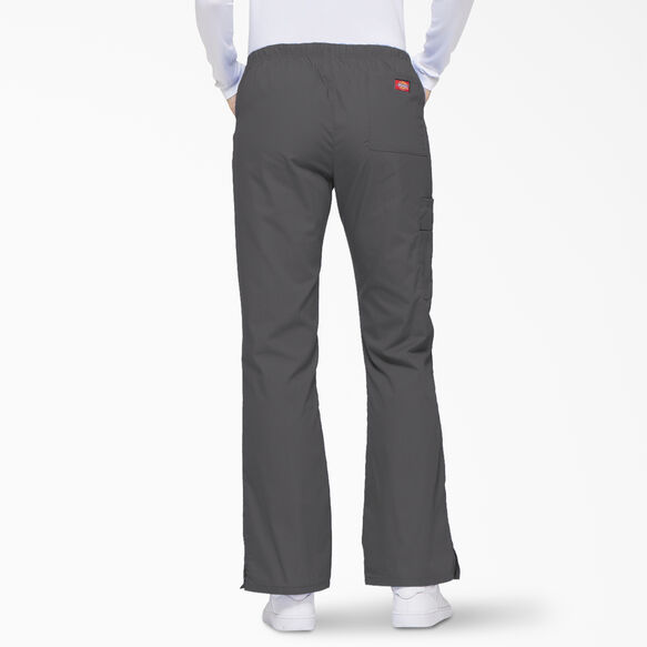 Women&#39;s EDS Signature Flare Leg Cargo Scrub Pants - Pewter Gray &#40;PEW&#41;