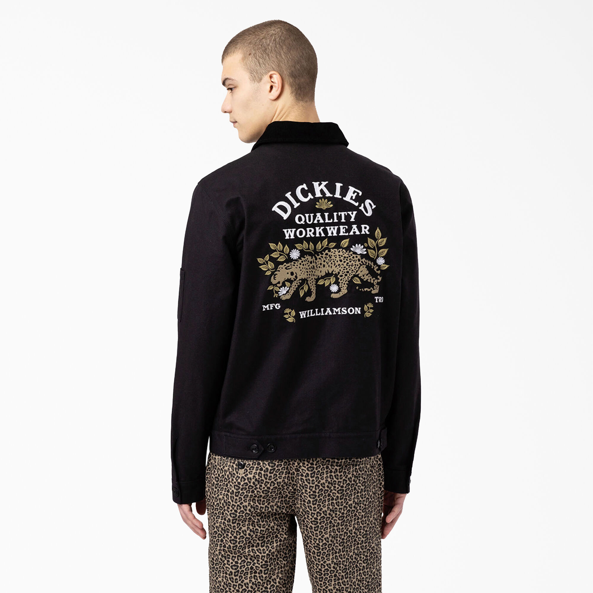 Embroidered shop dickies jacket