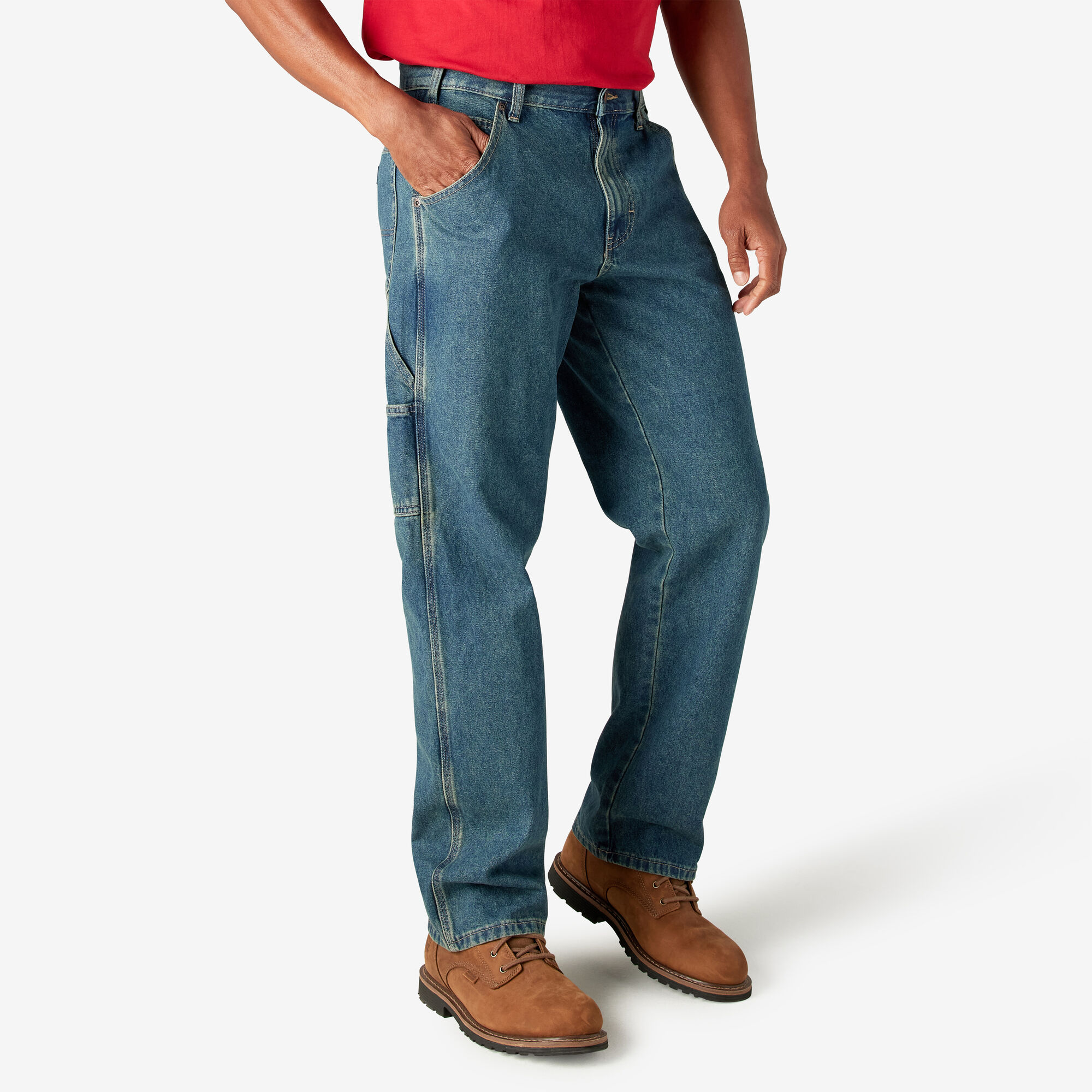 Relaxed Fit Carpenter Jeans , Heritage Tinted Khaki | Mens Jeans | Dickies