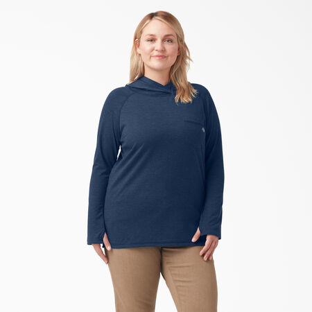 Women&#39;s Plus Cooling Performance Sun Shirt - Dark Navy Heather &#40;DNH&#41;