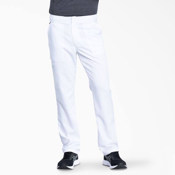 Men&#39;s Balance Zip Fly Scrub Pants - White &#40;DWH&#41;