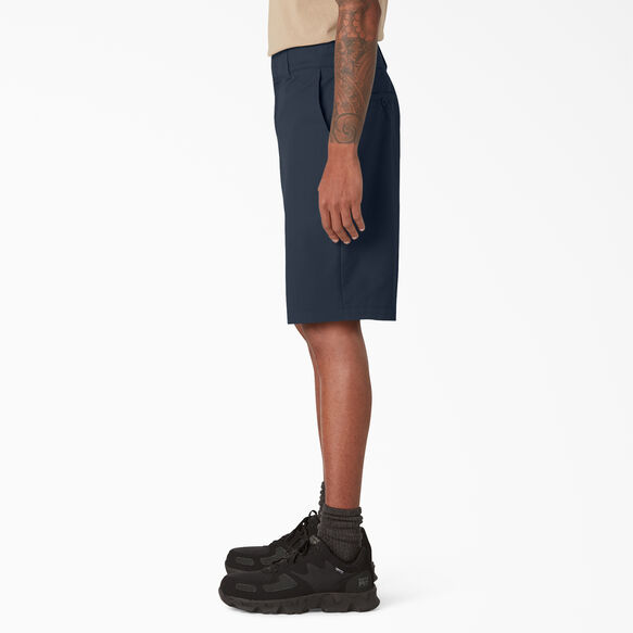 11&quot; Cooling Active Waist Twill Shorts - Dark Navy &#40;DN&#41;