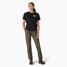 Women&#39;s Heavyweight Workwear Graphic T-Shirt - Black &#40;KBK&#41;