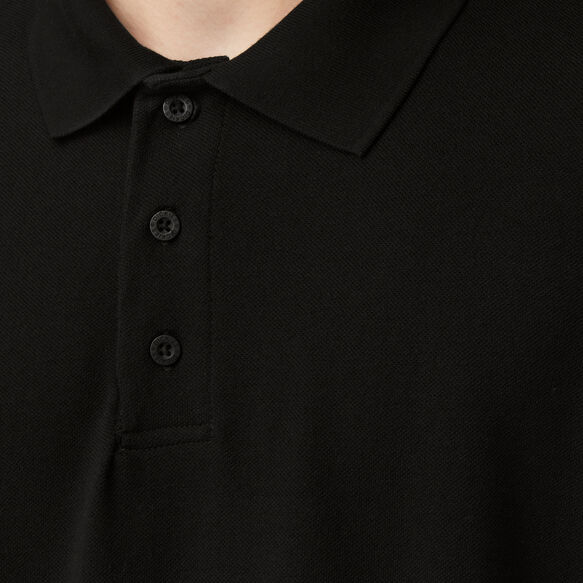 Adult Size Piqu&eacute; Short Sleeve Polo - Black &#40;BK&#41;