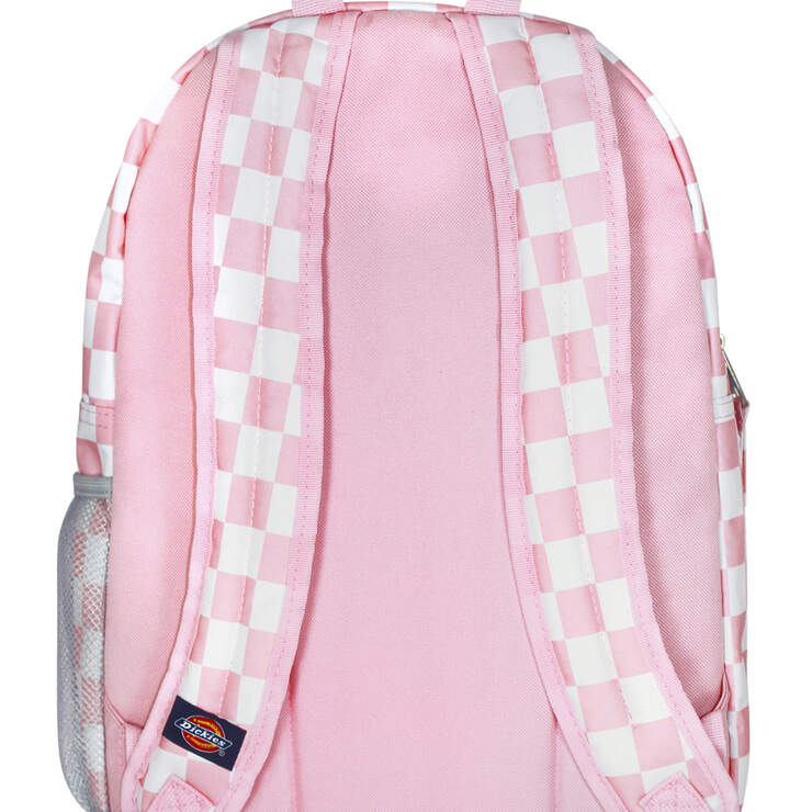 Student Pink Checkered Backpack - Pink White Checkered (CKW) image number 2