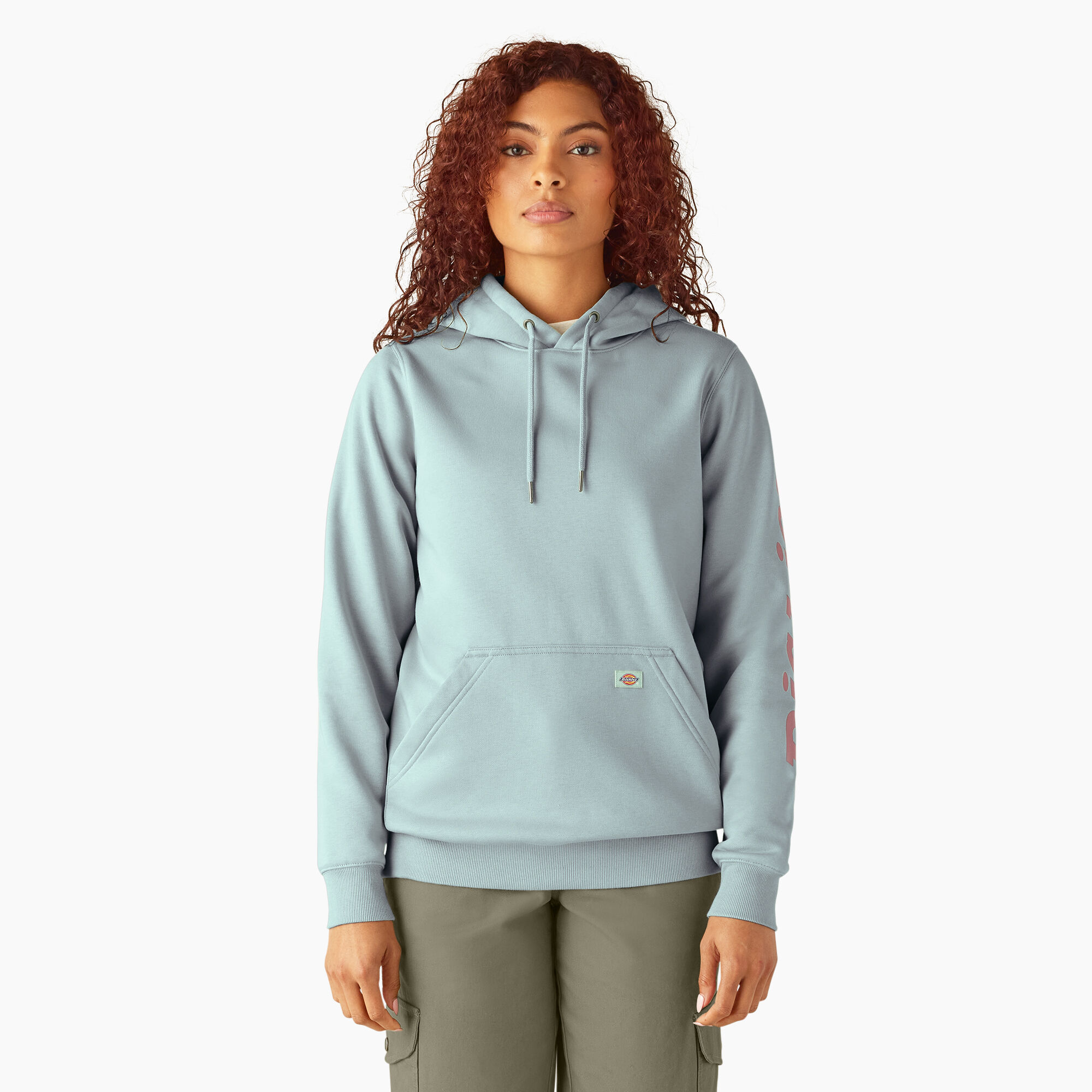 Women s Water Repellent Sleeve Logo Hoodie Dickies US