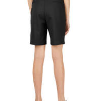 Juniors Schoolwear Slim Fit Flat Front Shorts - Black (BK)