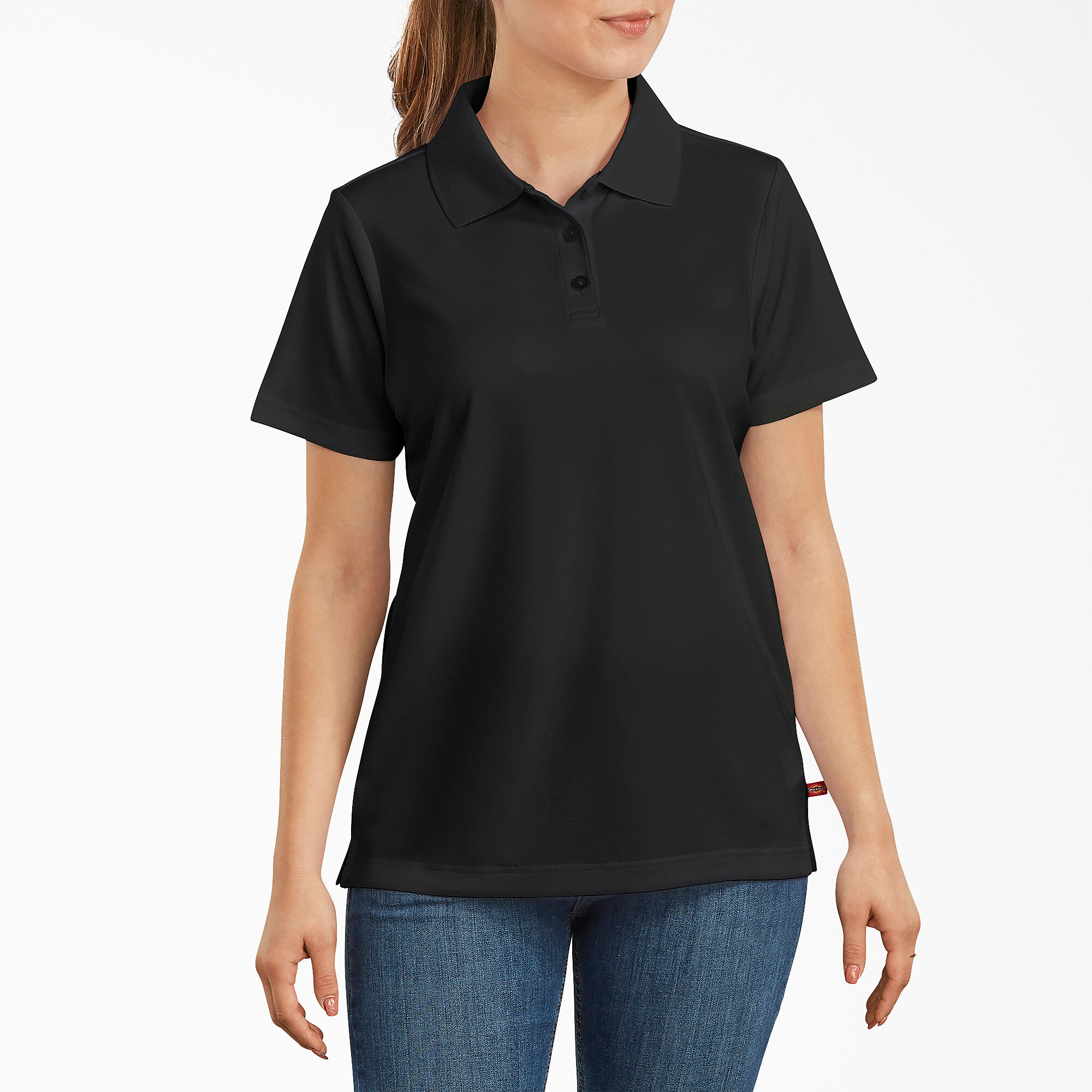 womens black polo shirt near me Off 58