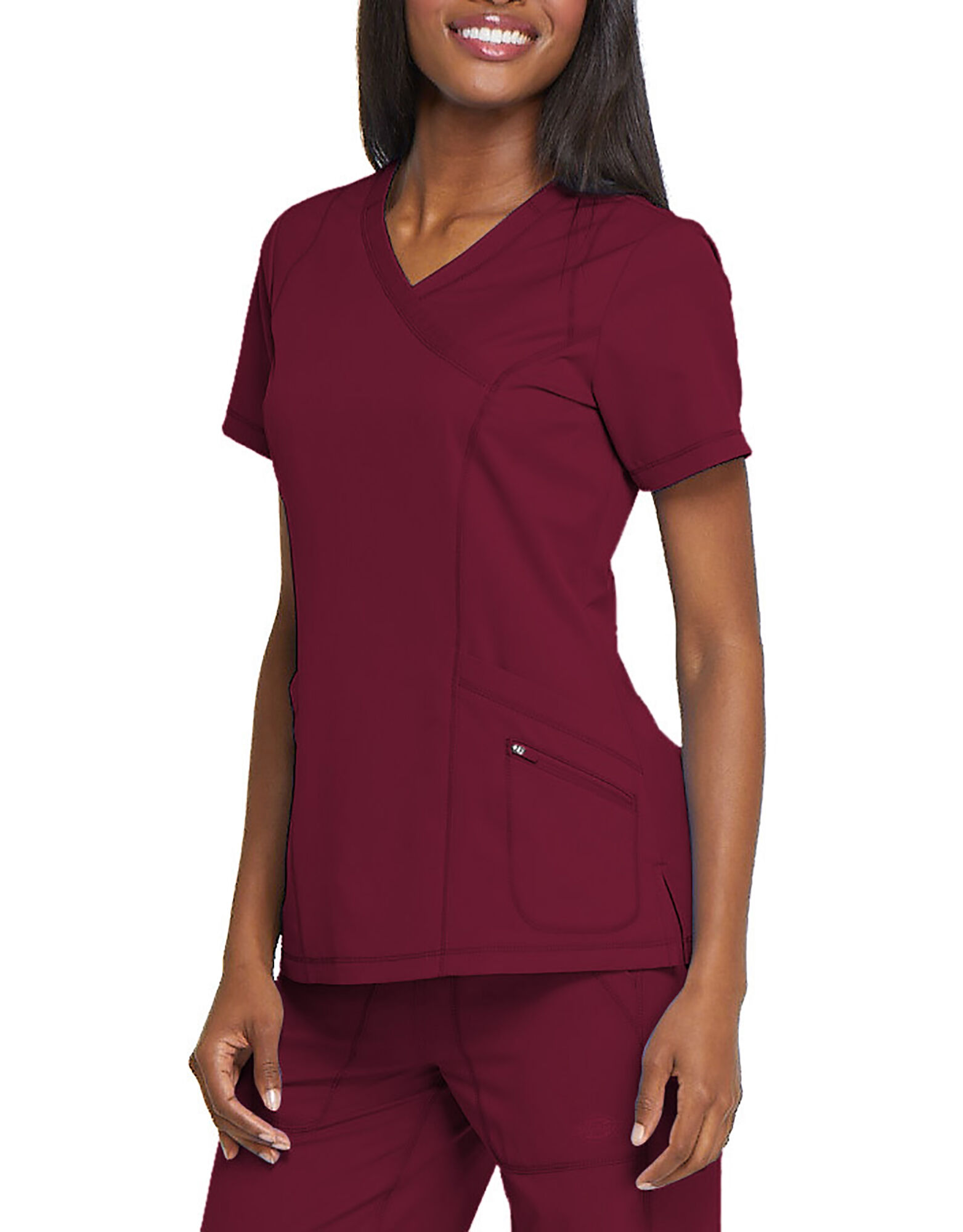 Tops Dickies Black Label Soft Mock Wrap Scrub Top W Ribbon Tie Pockets M To Xl Clothing Shoes Accessories Vishawatch Com