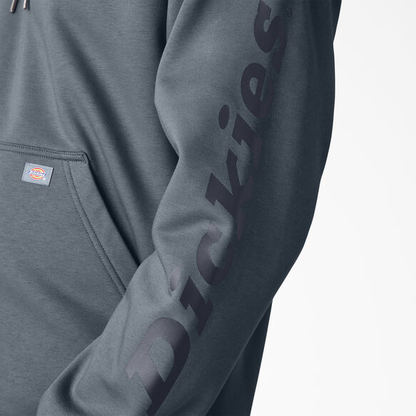 Water Repellent Sleeve Logo Hoodie - Stormy Weather &#40;SMY&#41;