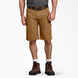 Relaxed Fit Duck Carpenter Shorts, 11&quot; - Brown Duck &#40;RBD&#41;