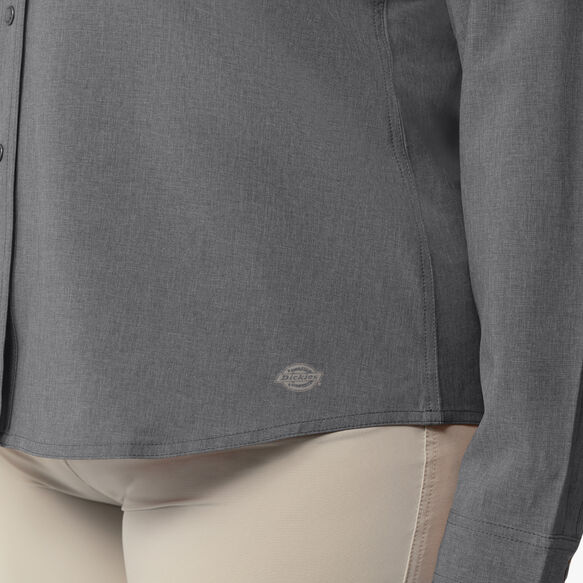 Women&#39;s Plus Cooling Roll-Tab Work Shirt - Graphite Gray &#40;GAD&#41;
