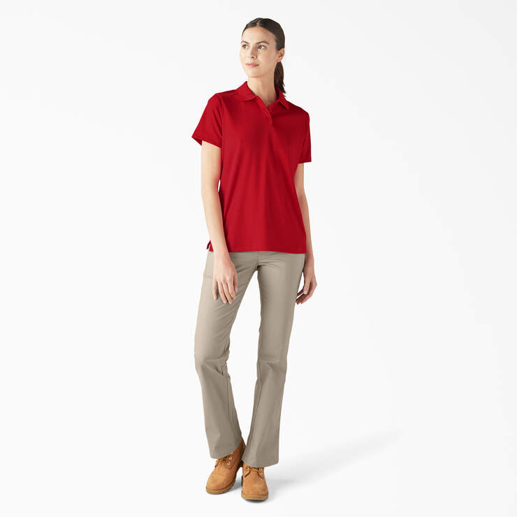 Women's Performance Polo Shirt - Apple Red (LR) image number 3