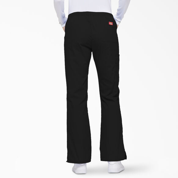 Women&#39;s EDS Signature Flare Leg Cargo Scrub Pants - Black &#40;BLK&#41;