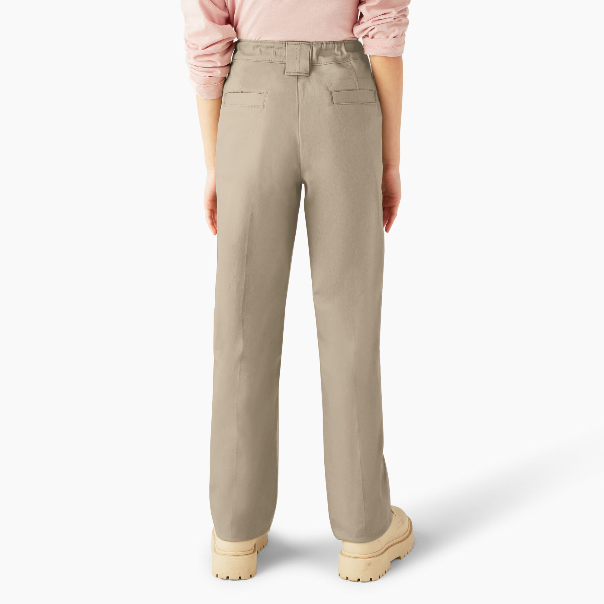Girls Slim Fit Straight Leg Stretch Twill Pants 7 20 Dickies Dickies US