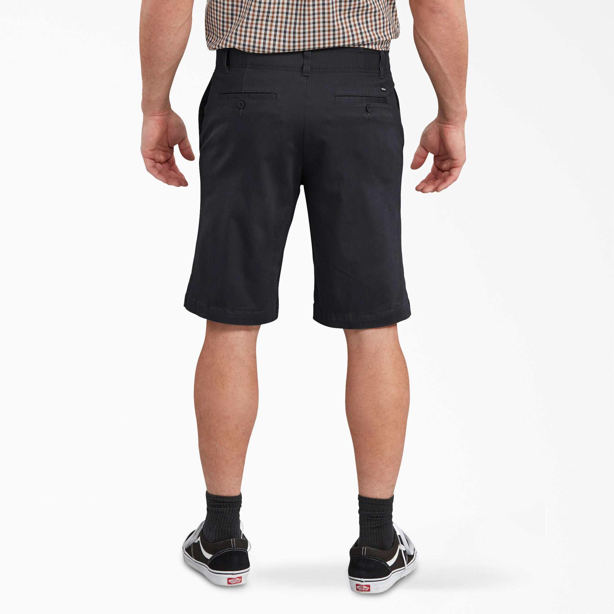 Dickies Mens 11 Inch Active Waist Washed Chino Short