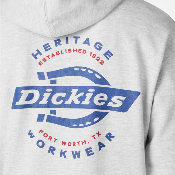 Vintage Logo Graphic Hoodie - Heather Gray &#40;D9A&#41;
