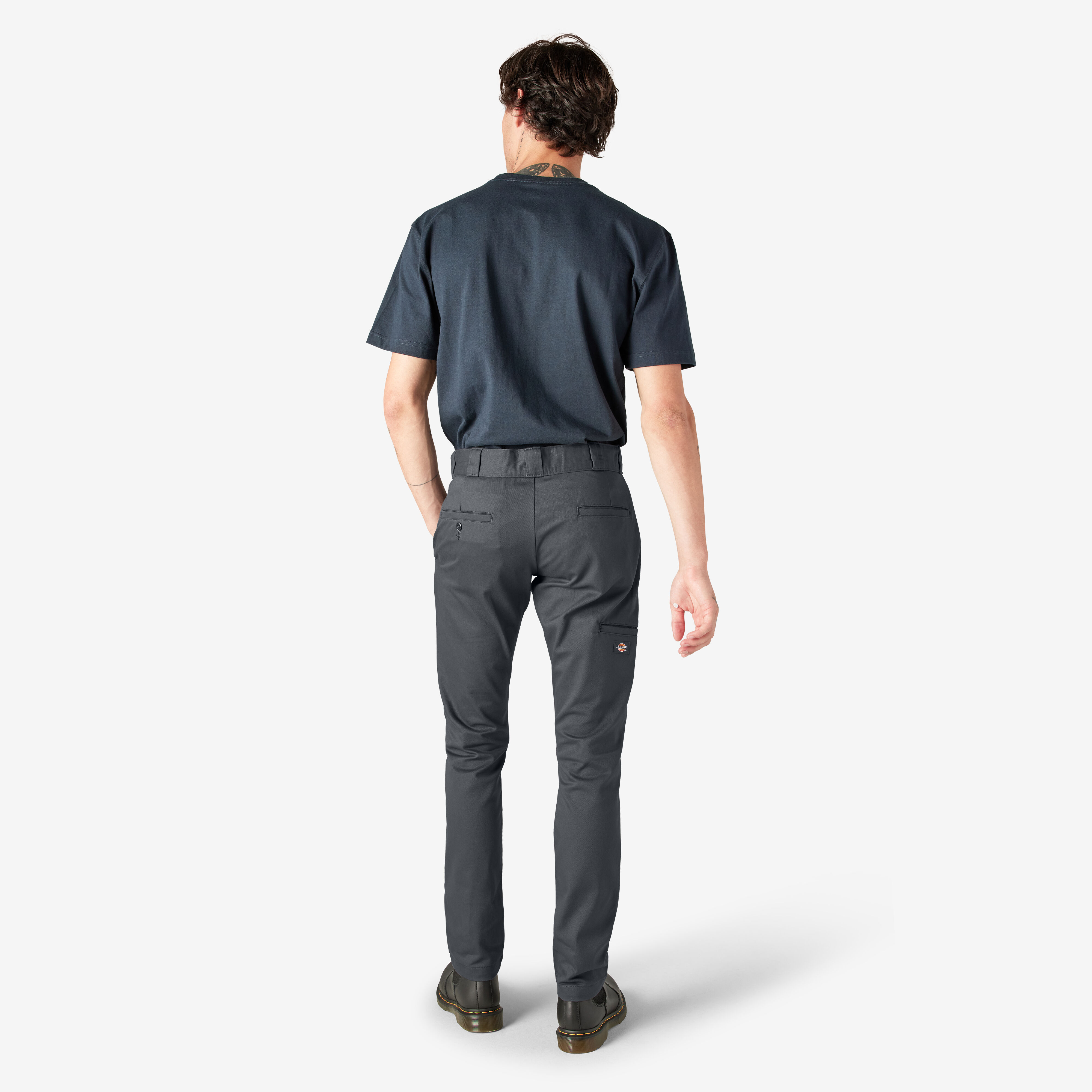 Skinny Fit Double Knee Work Pants