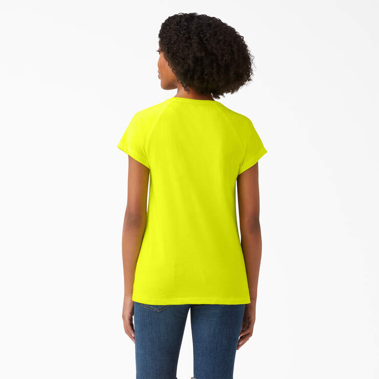 Women's Cooling Short Sleeve Pocket T-Shirt - Bright Yellow (BWD) image number 2
