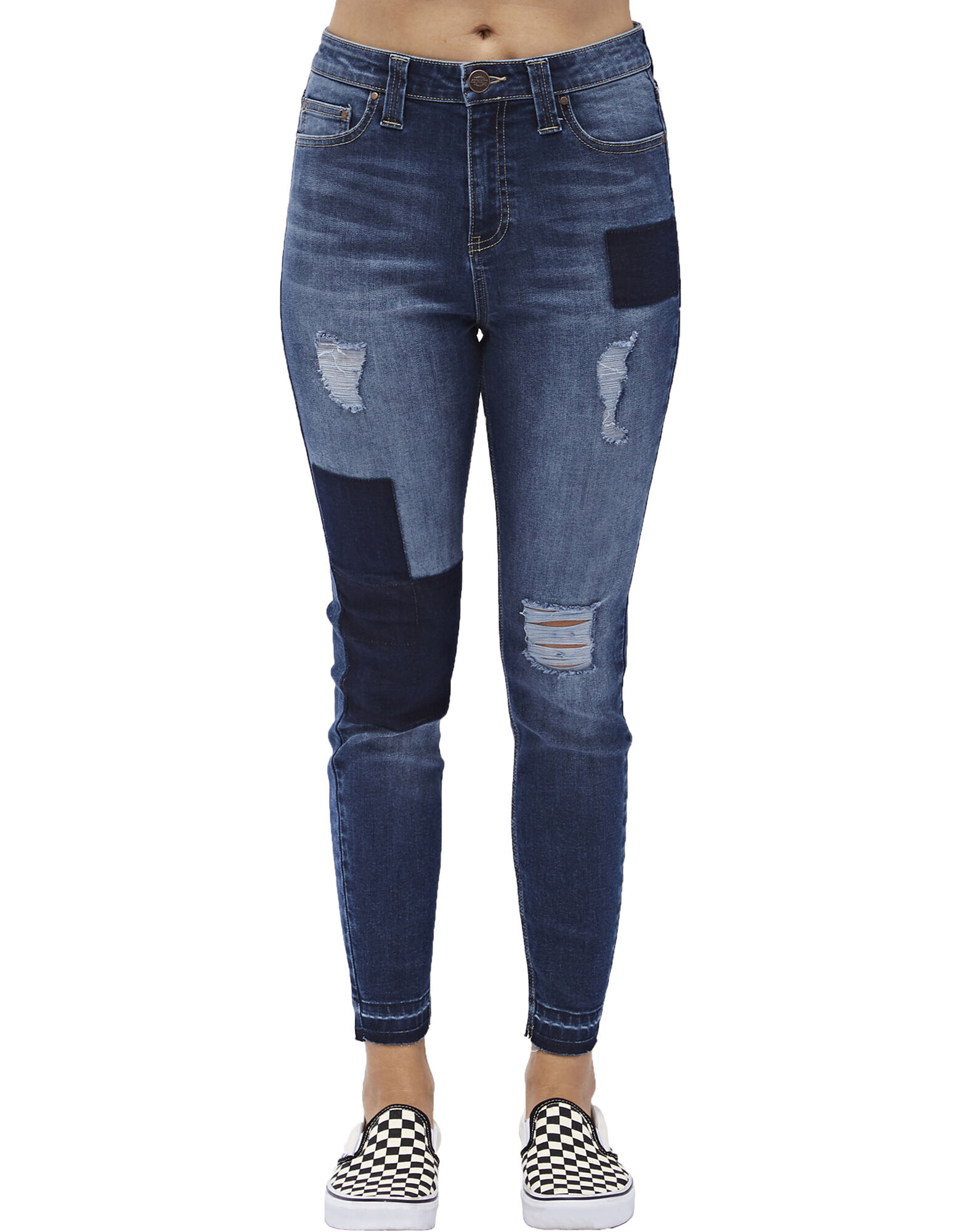 juniors high waisted skinny jeans