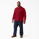 Heavyweight Long Sleeve Pocket T-Shirt - English Red &#40;ER&#41;