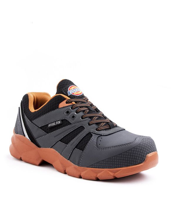 Rook Athletic Steel Toe Work Shoe Grey/Orange - GRAY (GY)