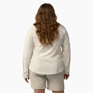Women&#39;s Plus Cooling Roll-Tab Work Shirt - Antique White &#40;ADW&#41;