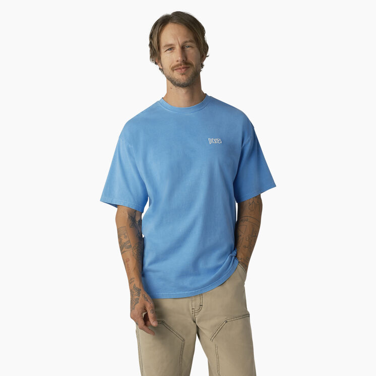 Bandon Short Sleeve T-Shirt - Azure Blue Pigment Wash &#40;AWG&#41;