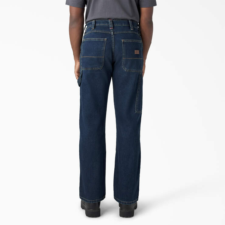 FLEX Relaxed Fit Double Knee Jeans - Dark Denim Wash (DWI) image number 2