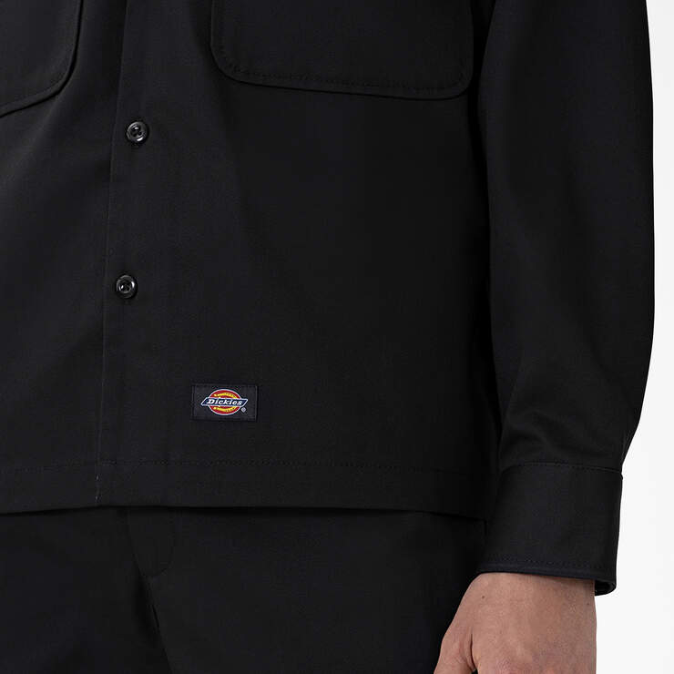 Highsnobiety & Dickies Service Shirt - Black (BKX) image number 7