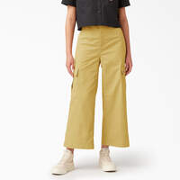 Women's Regular Fit Cargo Pants - Stonewashed Dark Khaki (S2K)