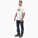 Short Sleeve Tri-Color Logo Graphic T-Shirt - White &#40;WH&#41;
