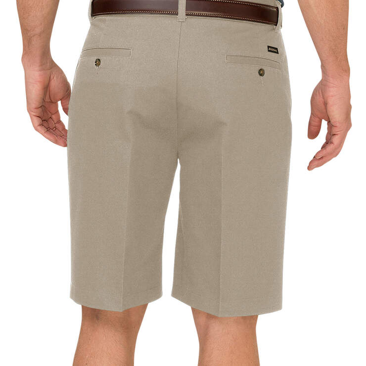 Dickies KHAKI 10" Relaxed Fit Pleated Front Short - Rinsed Desert Sand (RDS) image number 2