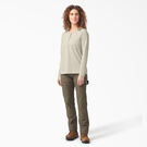 Women&#39;s Heavyweight Henley - Oatmeal &#40;OT9&#41;
