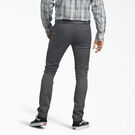 Skinny Fit Straight Leg Work Pants - Charcoal Gray &#40;CH&#41;