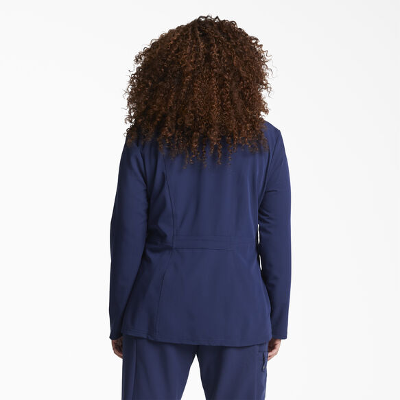 Women&#39;s Xtreme Stretch Snap Front Scrub Jacket - Navy Blue &#40;NVY&#41;